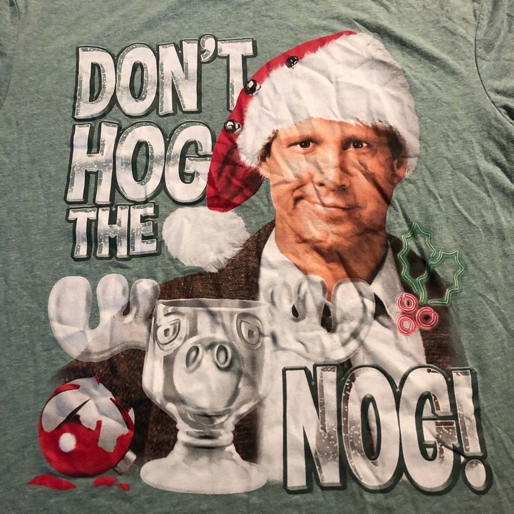 Christmas Vacation Tee Shirt Don’t Hog the Nog
